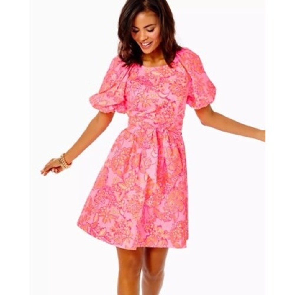 Lilly Pulitzer Knoxlie Mini Dress Mandevilla Baby Days Bloom Sz 12  Summer AA11